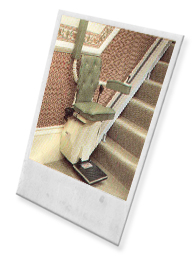 In about 1987, BROOKS launched the Supreme, the first BROOKS lift to
                 carry the motor on the chassis as all conventional stair lifts do today.